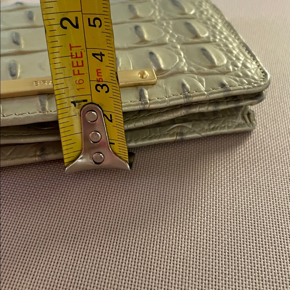 Brahmin Cream Croc-Embossed Wristlet - Picture 12 of 12